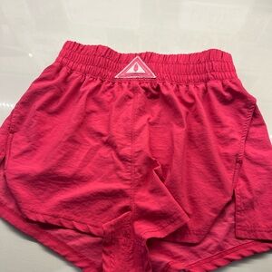Free People FP Movement Next Round shorts size large bright pink